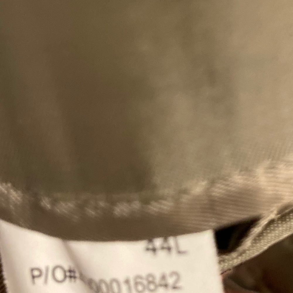 Chaps Blazer Soft Gray 3 Button Double Vented 44 L - image 6